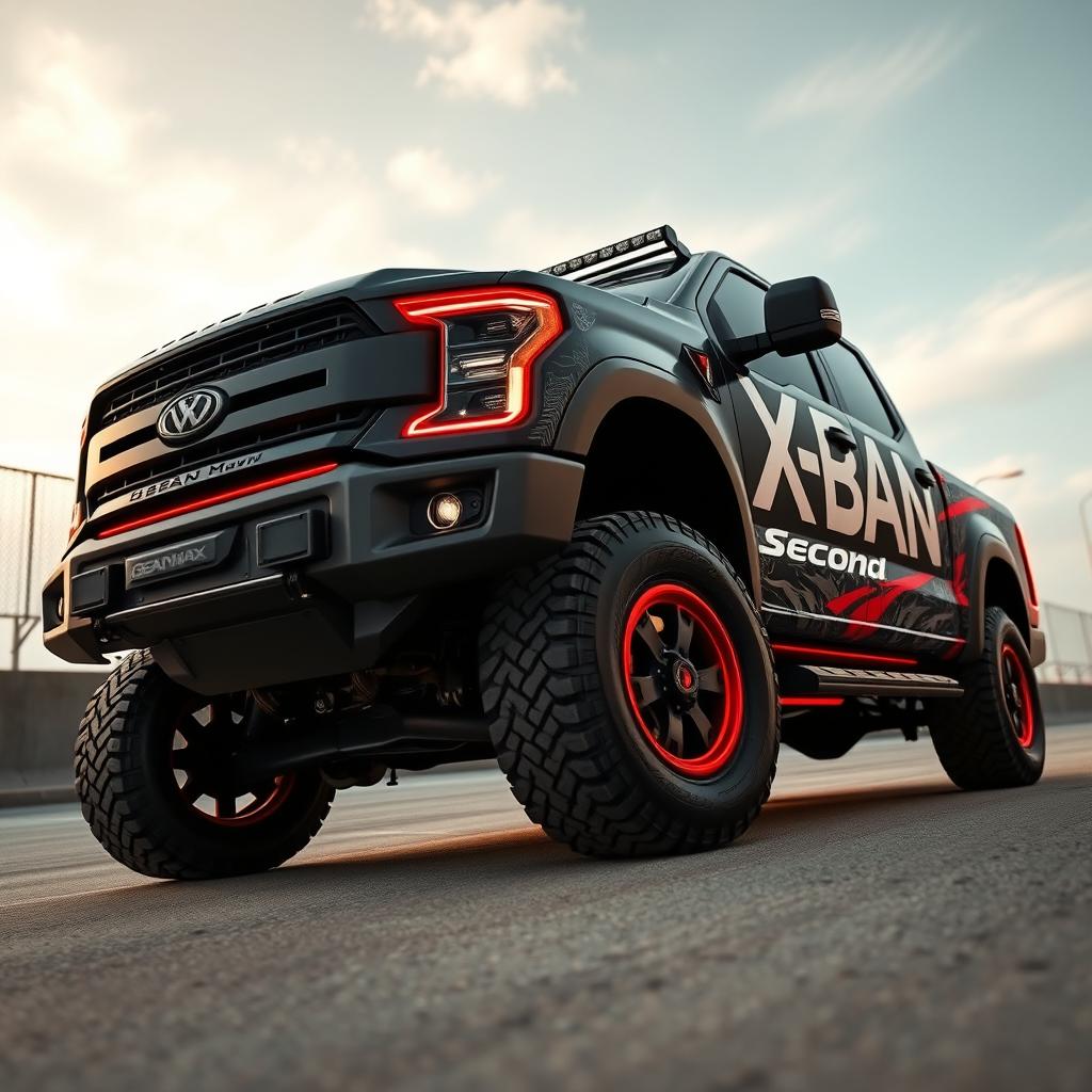 A conceptual design for a pickup truck named 'Geandmax'