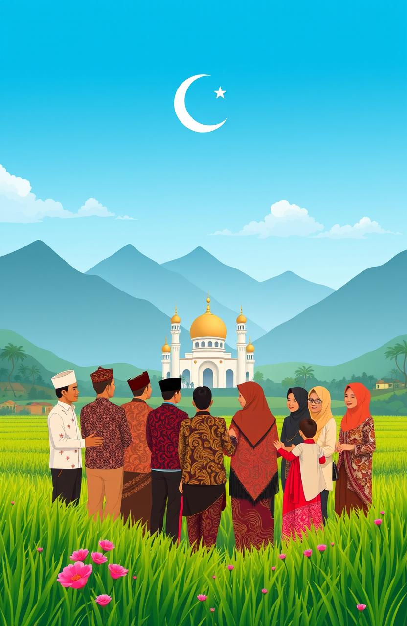 A peaceful and harmonious representation of the principles of unity and nationalism in the Unitary State of the Republic of Indonesia (NKRI) as viewed through Islamic law (Syariat Islam)
