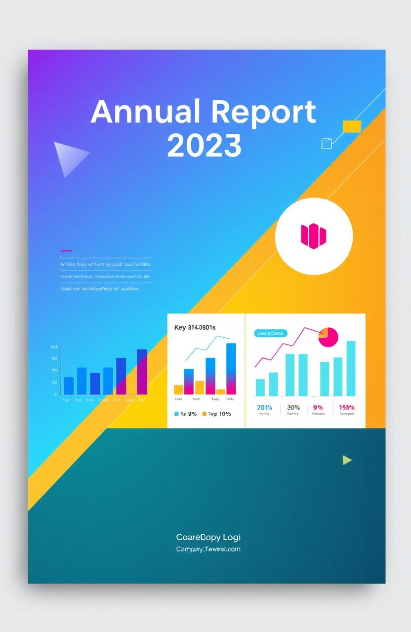 Elevate Your Annual Report: Modern & Professional Design