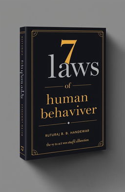 The 7 laws of human behavior, each presented with strategic insights, manipulative tactics, and psychological depth, in the style of Robert Greene's 'The 48 Laws of Power' and 'The Art of Seduction'