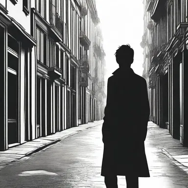 The protagonist aimlessly wandered the empty streets, contemplating the meaning of life.