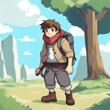 The main character aimlessly drifted from one adventure to another, never settling in one place for too long.