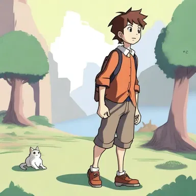 The main character aimlessly drifted from one adventure to another, never settling in one place for too long.