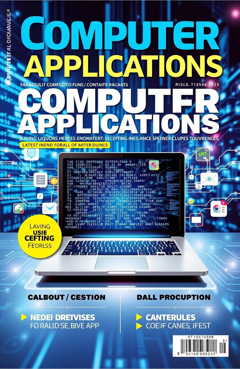 Futuristic Design for 'Computer Applications' Magazine