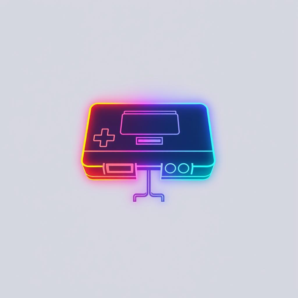 A logo design for a modular acrylic display and storage solution for video game consoles, aimed at male gamers and retro game collectors aged 40-60