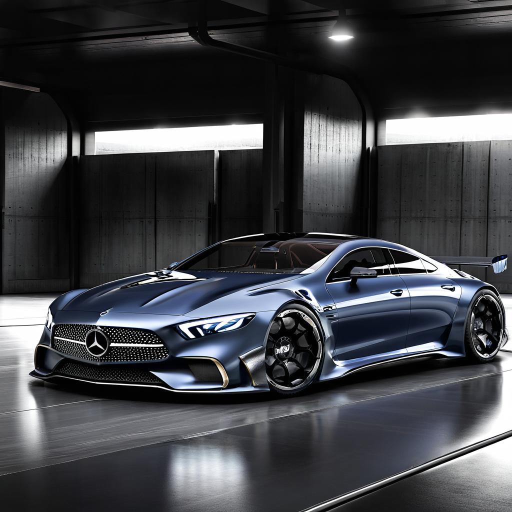 MERCEDES FUTURISTIC CLS mixed with SL gtr Design