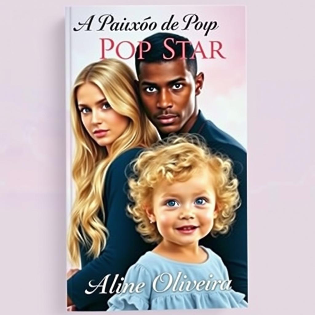 A book cover depicting a striking romantic scene featuring a 19-year-old blonde woman with long hair and blue eyes, standing gracefully