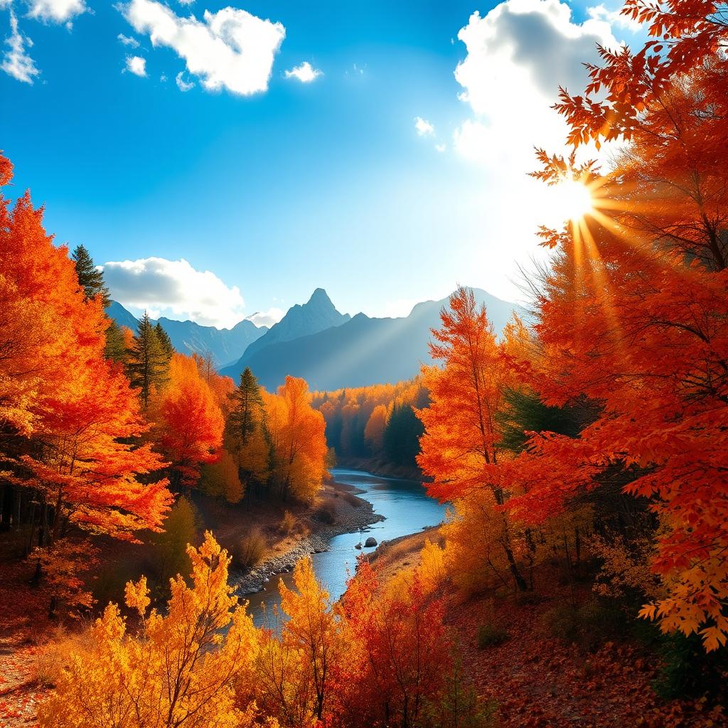 Serene Autumn Forest: A Palette of Nature's Colors