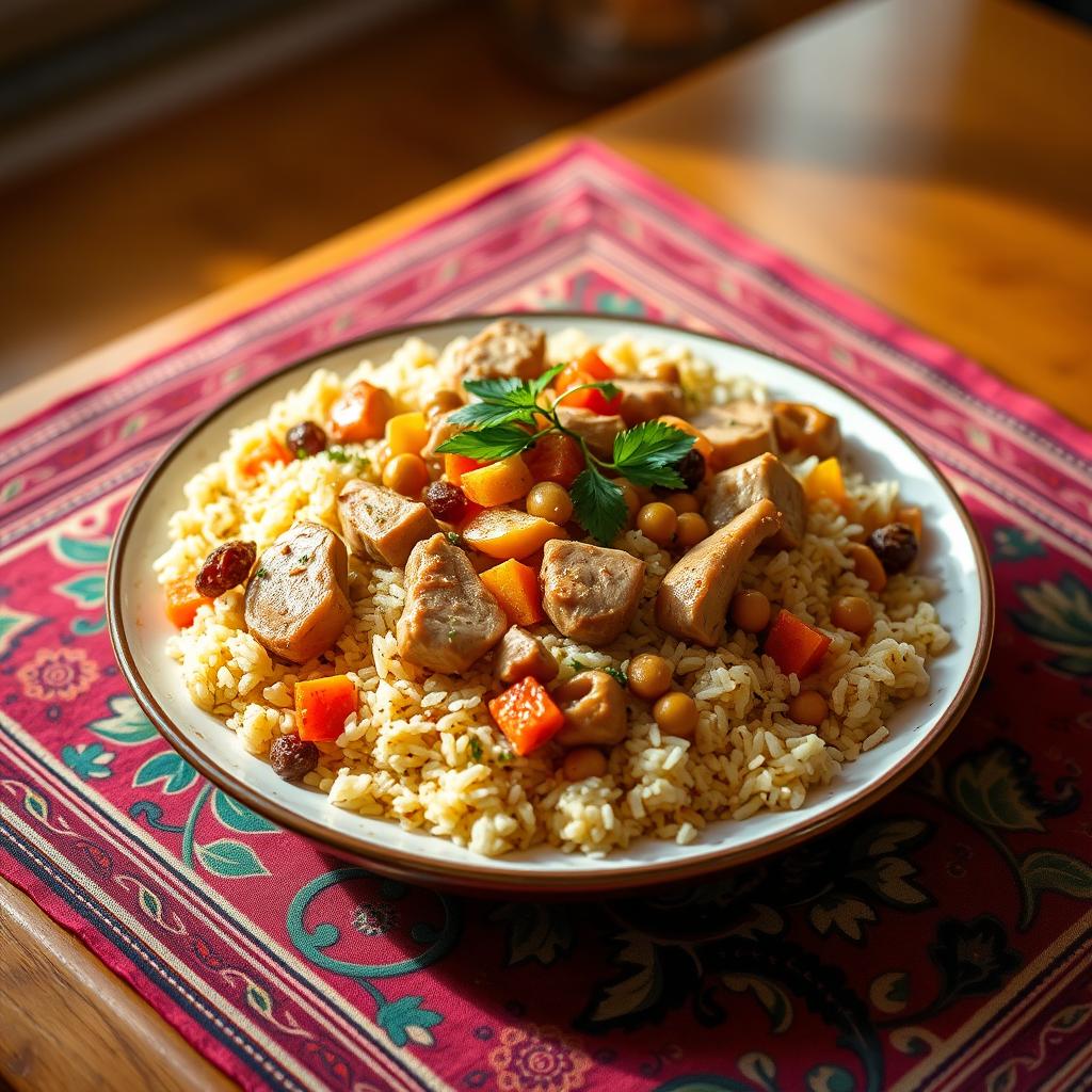 Savor the Delight: Azeri Chicken Plov
