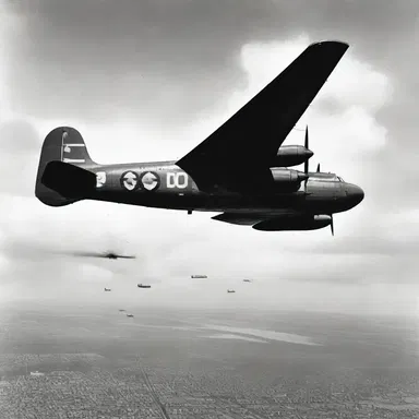 During World War II, air lanes were heavily used by aircraft for strategic bombings and transportation of troops.