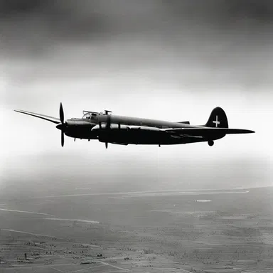 During World War II, air lanes were heavily used by aircraft for strategic bombings and transportation of troops.