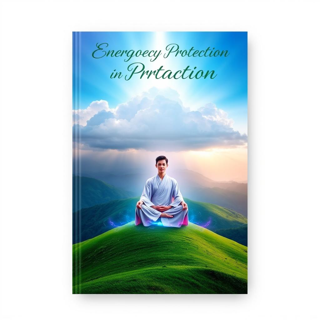 A visually striking book cover that embodies the concept of energetic protection in practice
