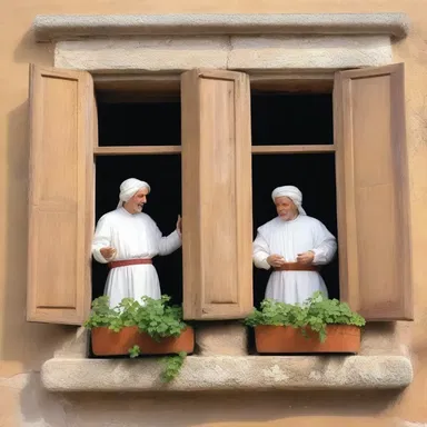 During the Renaissance period, people believed that opening windows and doors would help to air out the 'bad air' and prevent diseases.