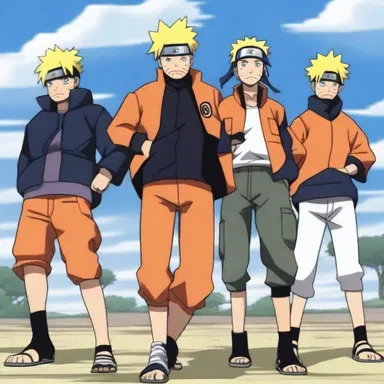 In the anime series 'Naruto', characters can be seen air out their clothes after a battle to get rid of any dust or dirt.