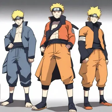 In the anime series 'Naruto', characters can be seen air out their clothes after a battle to get rid of any dust or dirt.