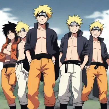 In the anime series 'Naruto', characters can be seen air out their clothes after a battle to get rid of any dust or dirt.