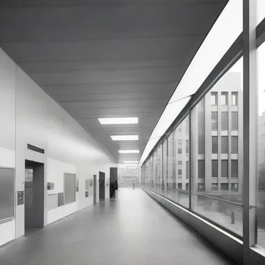 The architect designed the building with a central air passage for efficient ventilation.