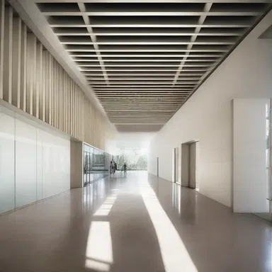 The architect designed the building with a central air passage for efficient ventilation.