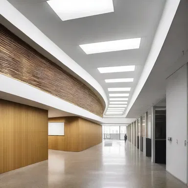 The architect designed the building with a central air passage for efficient ventilation.