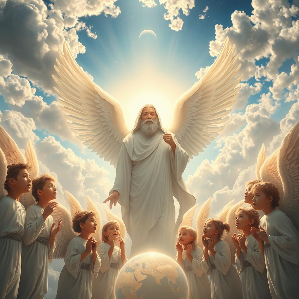 Majestic Heaven: A Gathering of Divine Angels