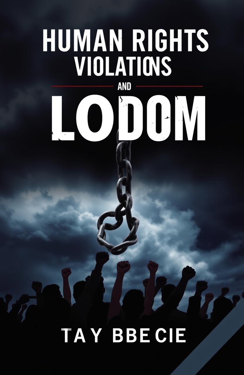 Powerful Book Cover Design on Human Rights Violations