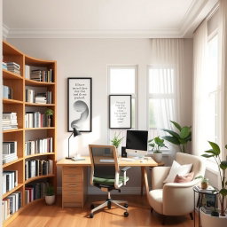 Create Your Dream Study Room: Minimalist Elegance