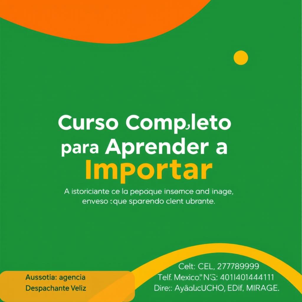 An advertising image for a virtual course on teaching people how to import from abroad