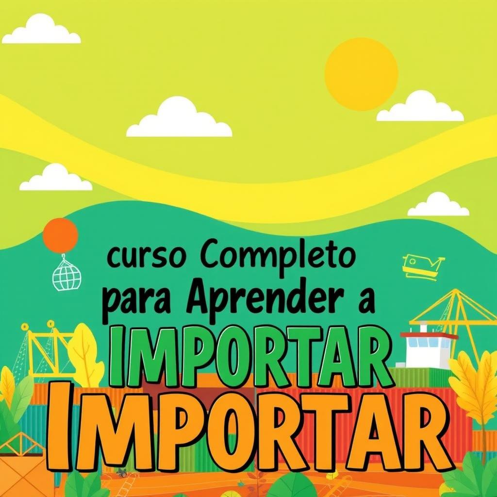 A vibrant and colorful illustration that visually represents the theme of importing