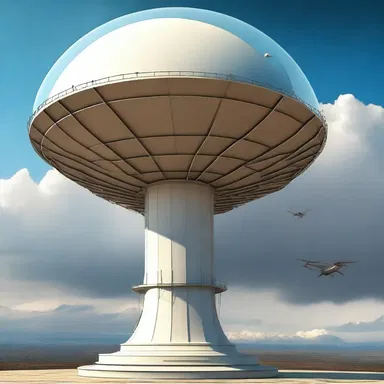 In Greek mythology, the air search radar would be equivalent to the eyes of the god Zeus, always watching over the skies for any aerial threats.