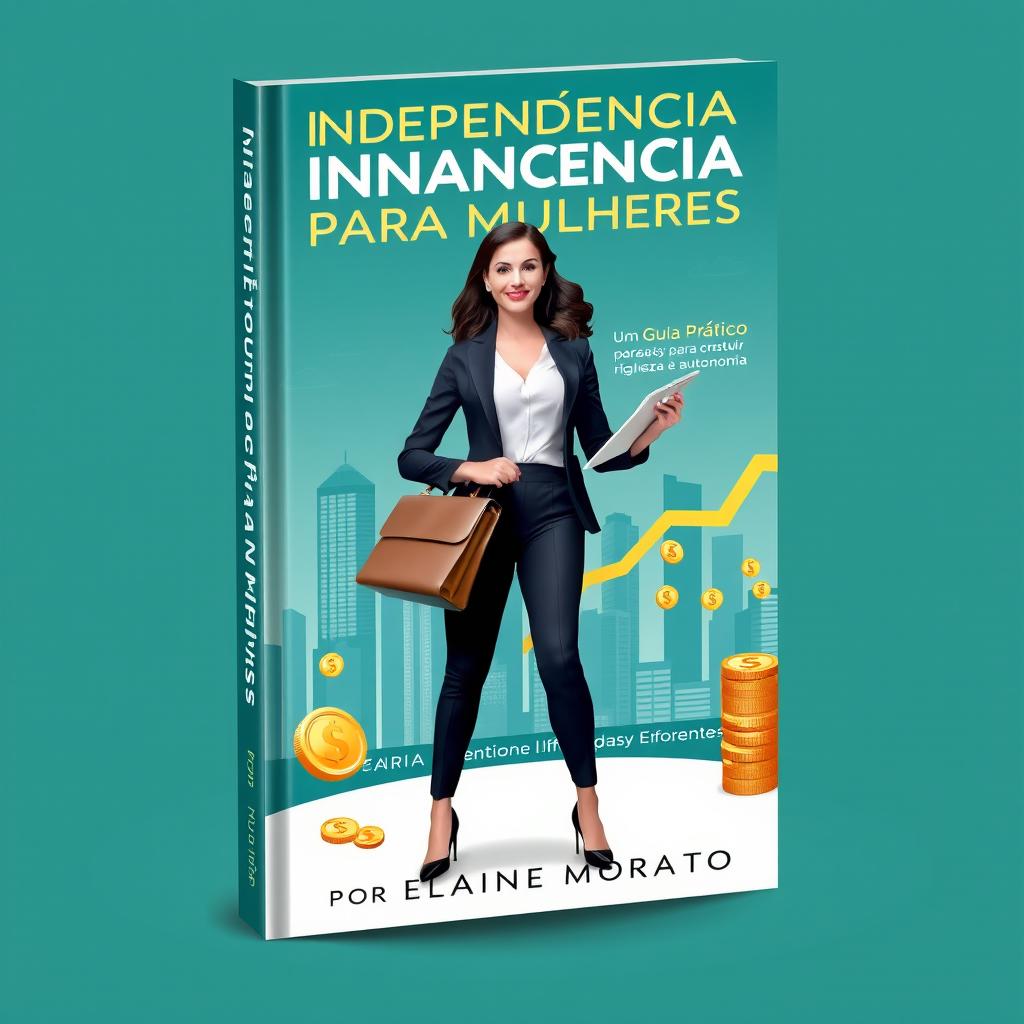 A captivating book cover featuring the theme of 'Financial Independence for Women'