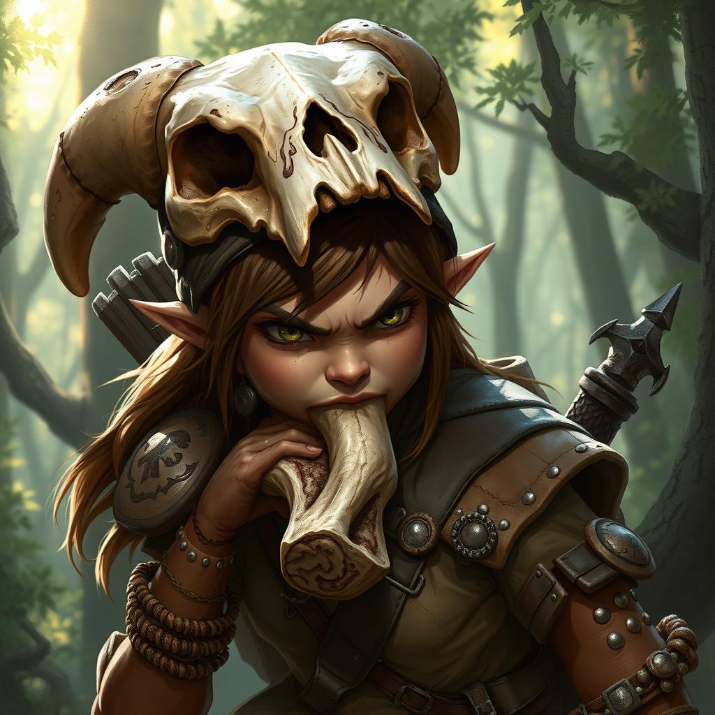 Fierce Female Halfling Ranger – Embrace the Wild!