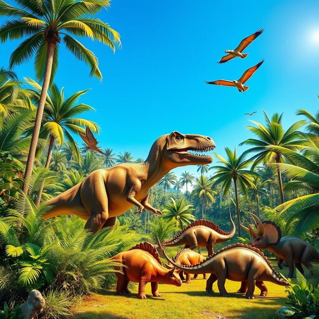 Explore a Vibrant Prehistoric Jungle