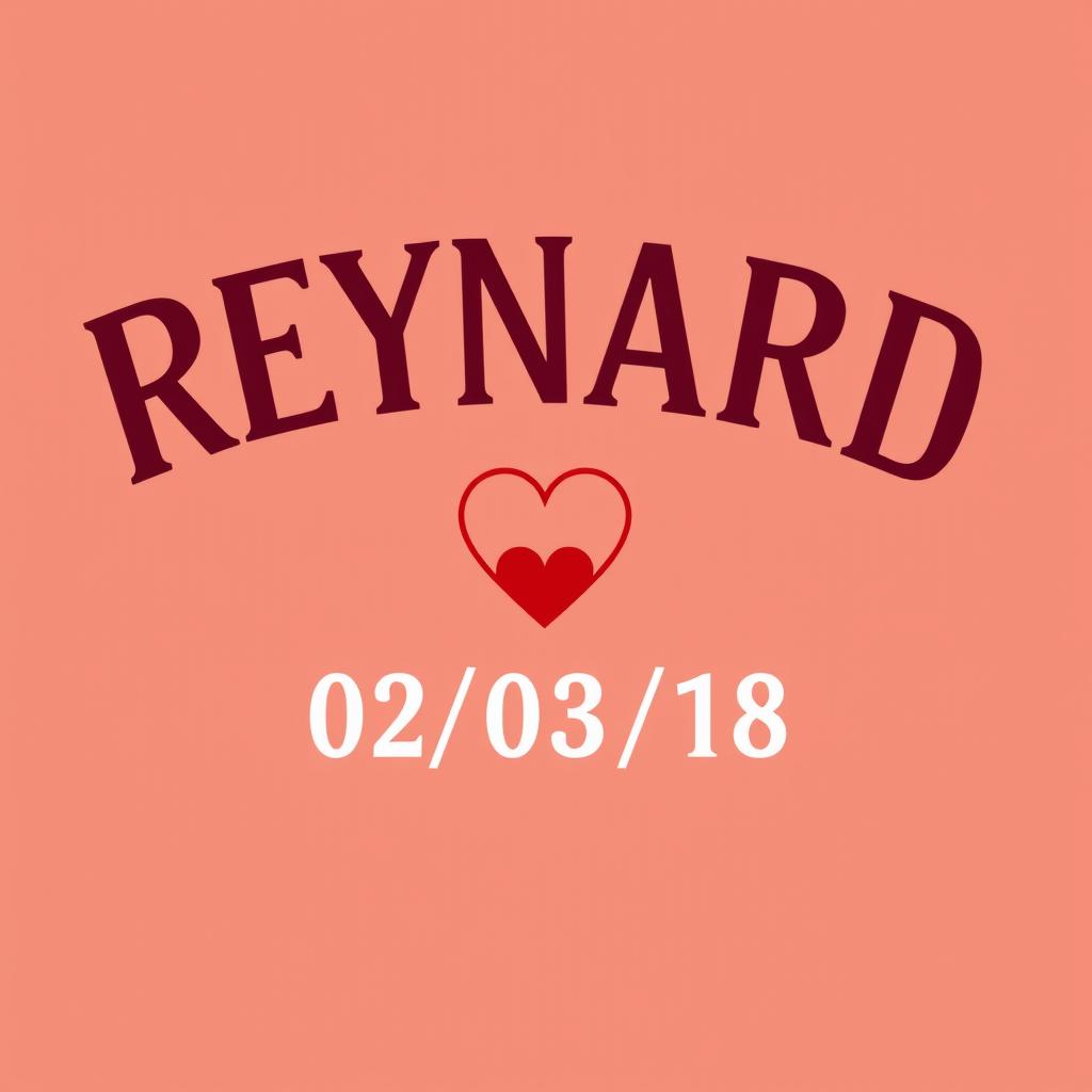 A visually appealing t-shirt design that highlights the word 'REYNARD' in a bold and eye-catching typography