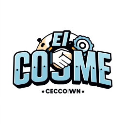A logo design for a crew called 'El COSME'