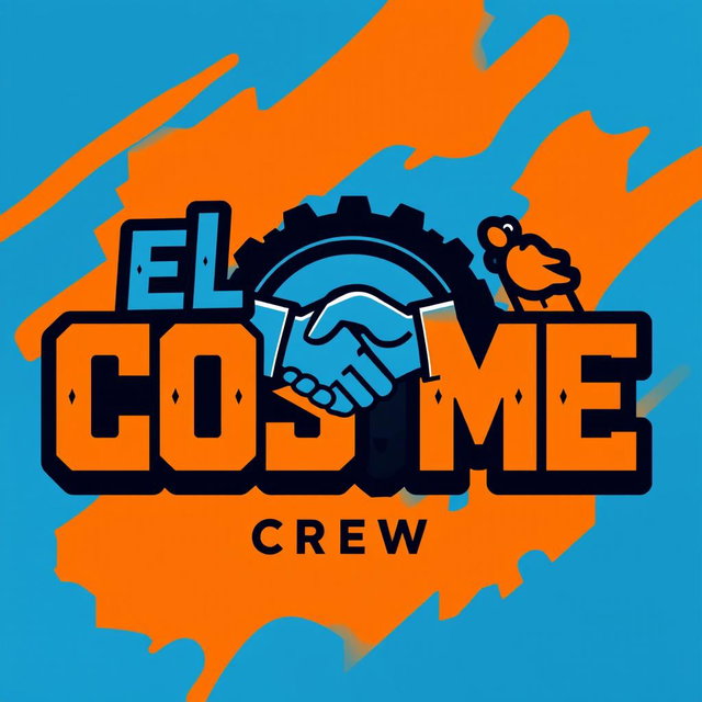 A logo design for a crew called 'El COSME'