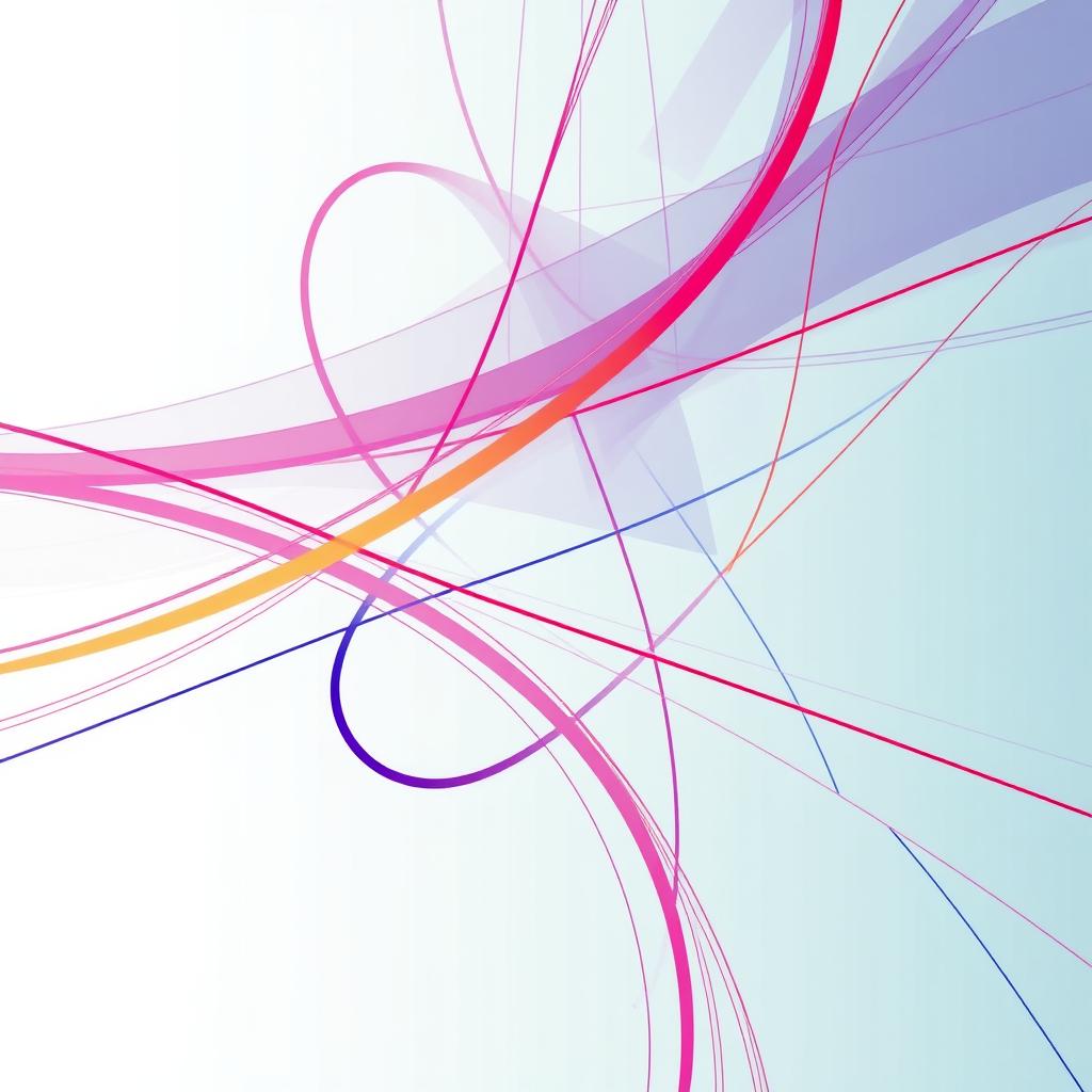 Crossing Lines: A Vibrant Abstract Journey