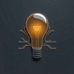 A minimalist 3D illustration of a modern logo for a growing social media store