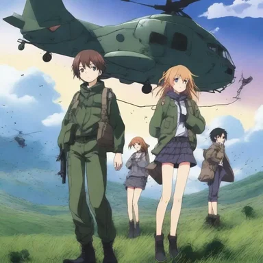 In the thrilling anime series, the main characters participate in an airdrop mission to rescue their captured comrades.