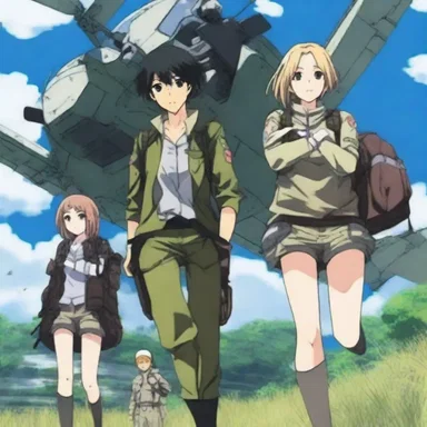 In the thrilling anime series, the main characters participate in an airdrop mission to rescue their captured comrades.