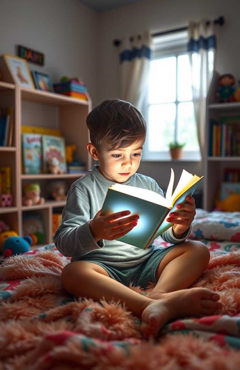 Enchanted Moments: A Boy and His Magical Book