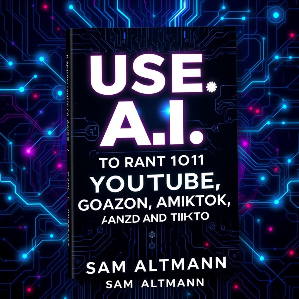 A dark, intense, and mysterious book cover for 'USE A