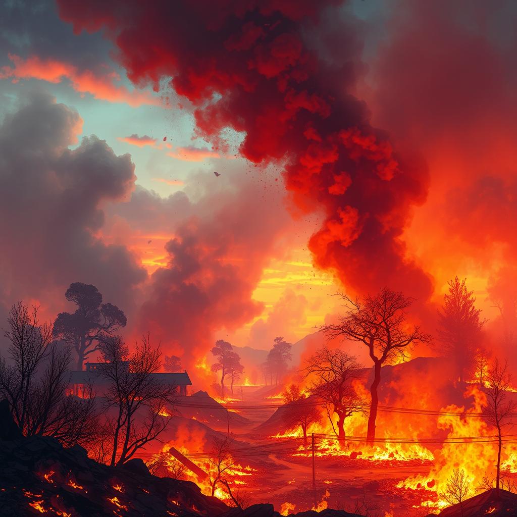 Witness the Aftermath: A Scene of Devastation