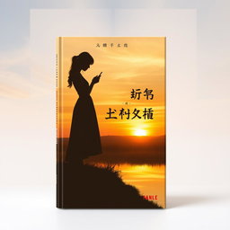 A serene book cover design titled "ანარეკლი"
