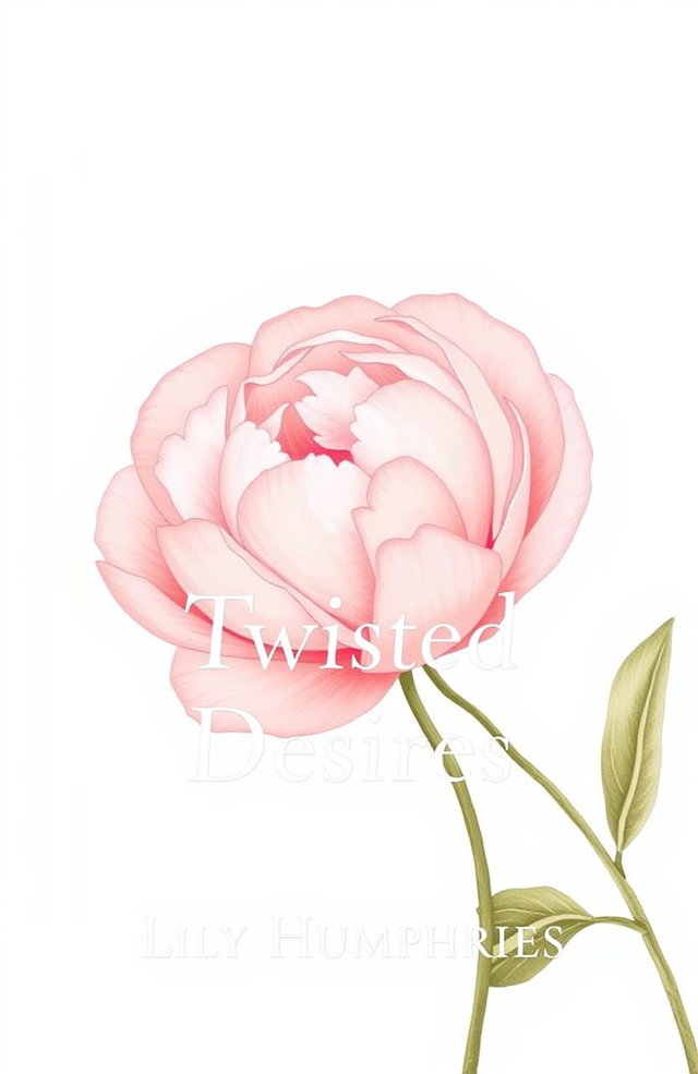 A book cover design for 'Twisted Desires' by Lily Humphries