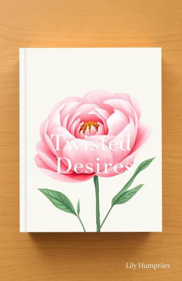 A book cover design for 'Twisted Desires' by Lily Humphries