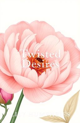 A book cover design for 'Twisted Desires' by Lily Humphries