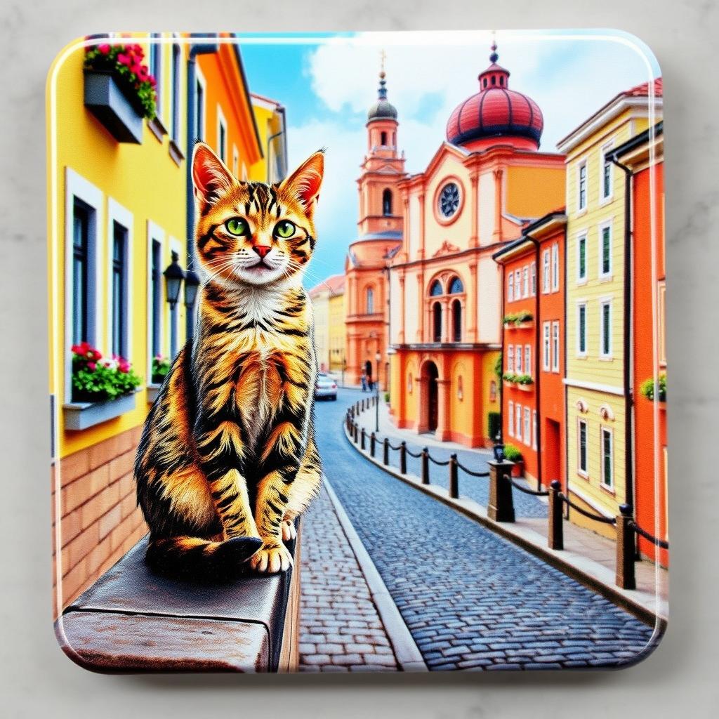 Whimsical Andriyivskyy Descent Magnet