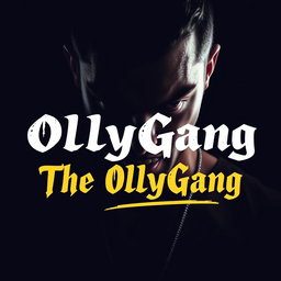 An intense portrait of a singer with distinctive facial features (Olly), exuding a fierce and rebellious vibe