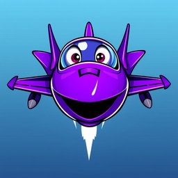 A young character inspired by Pepe the Frog, transformed into a sleek fighter jet, designed in a vibrant vector art style