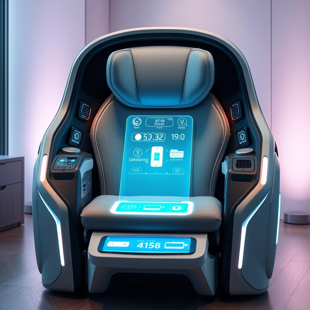 The Ultimate Futuristic Chair: Tech Meets Comfort